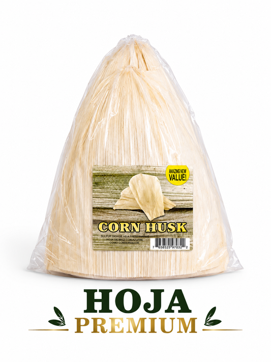 Hoja Enconchada Premium para Tamal